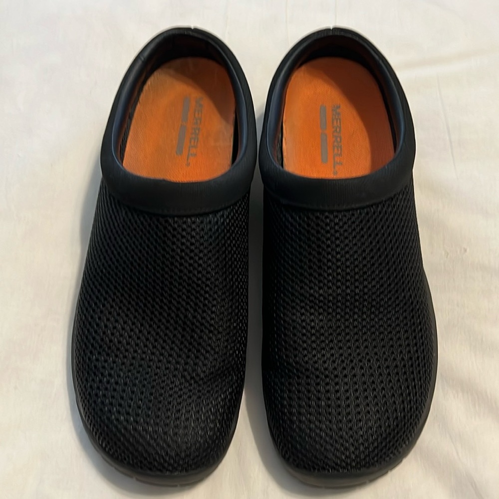 Women's Merrell Encore Breeze 3 Mesh Clogs Slip on Shoes J598434 Black Size 9